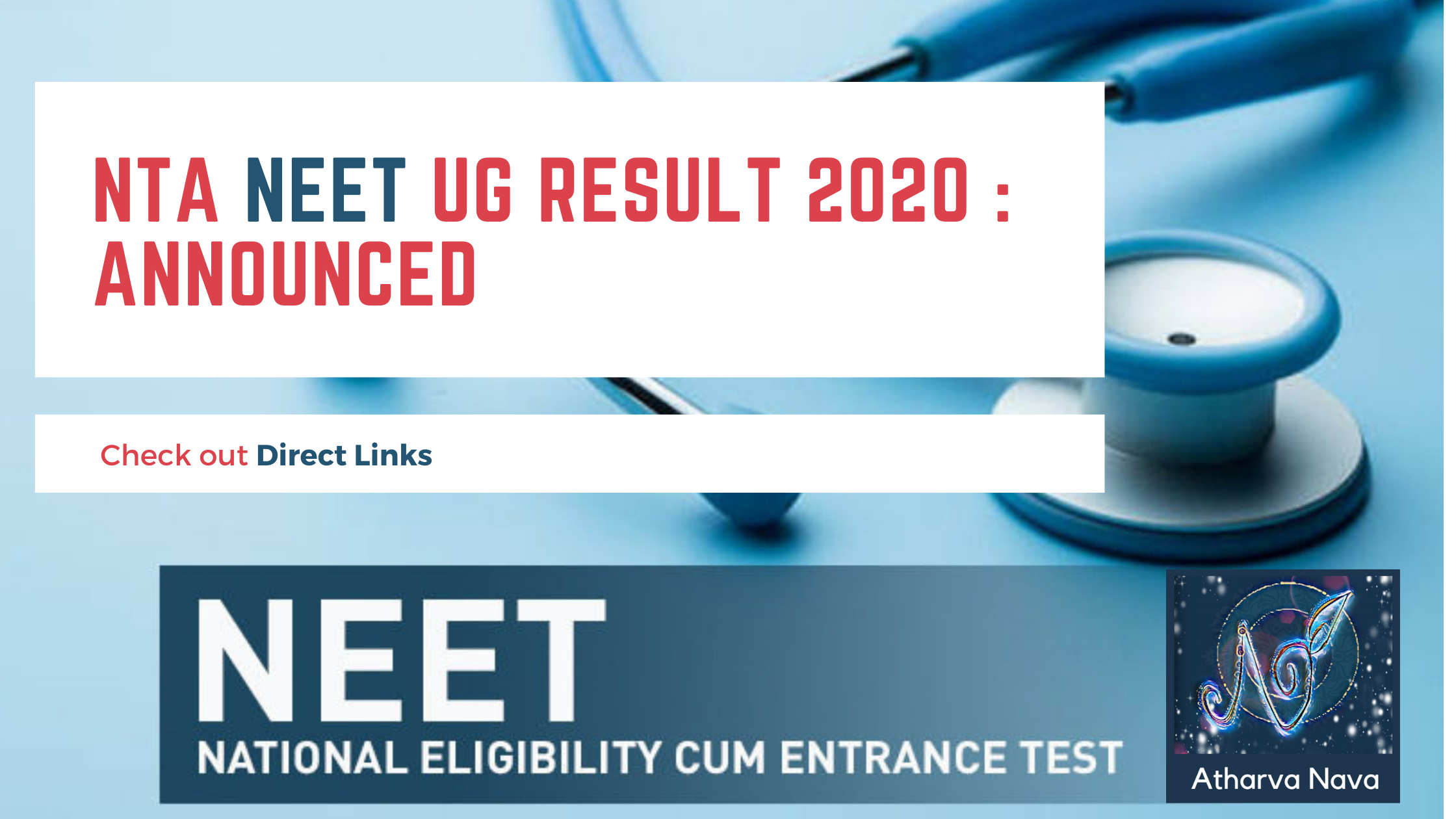 NTA NEET UG Result 2020: Announced