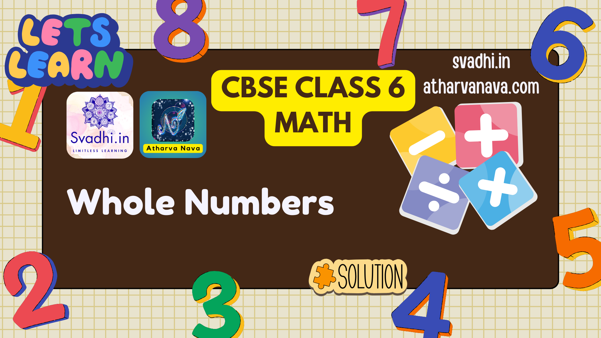 CBSE Class 6 Math: Whole Numbers